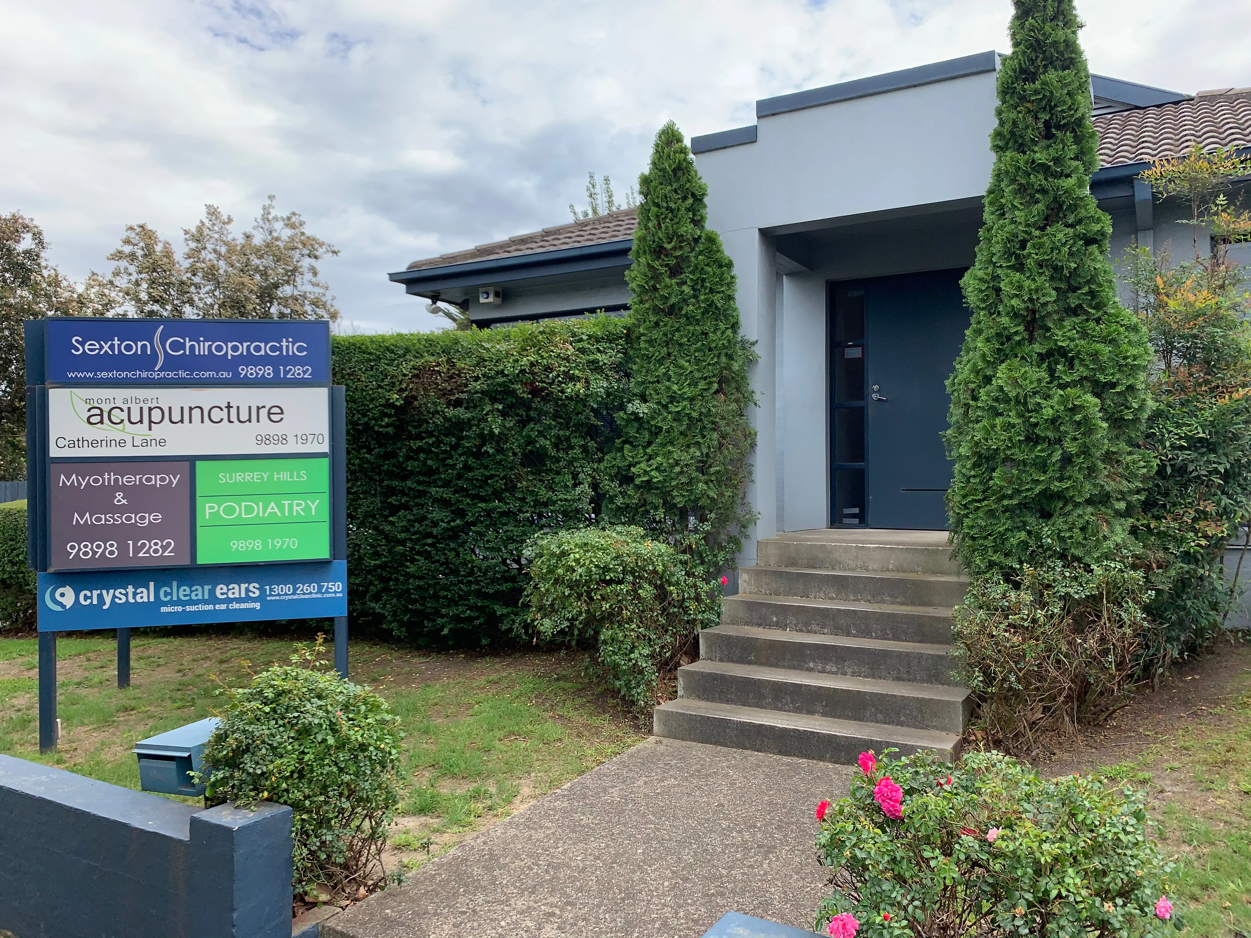 Sexton Chiropractic Surrey Hills clinic exterior